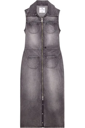 Courrèges Abito midi denim