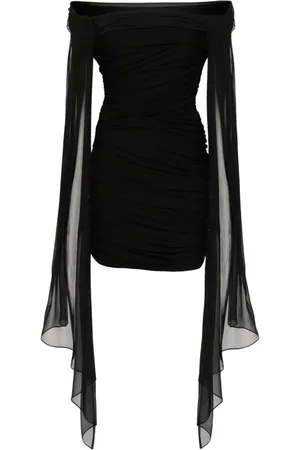 Givenchy Abito midi con spalle scoperte