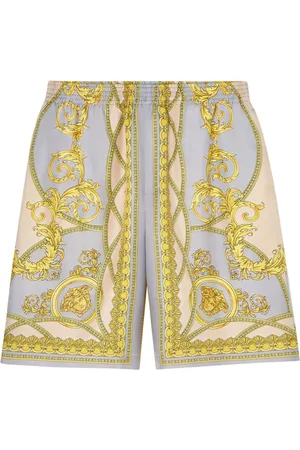 VERSACE Shorts La Coupe Des Dieux in seta