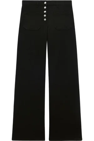 Courrèges Jeans a gamba ampia