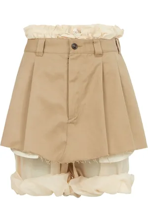 Maison Margiela Shorts con orlo sfrangiato
