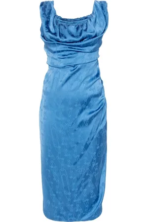 Vivienne Westwood Abito midi con effetto jacquard