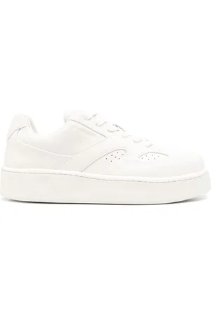 Jil Sander Sneakers in pelle con design tono su tono