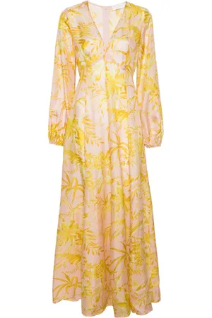 ZIMMERMANN Abito Golden lungo a fiori
