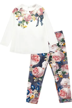 MONNALISA Set top e pantaloni a fiori