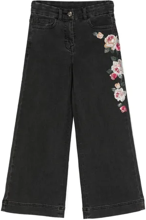 MONNALISA Jeans dritti con paillettes