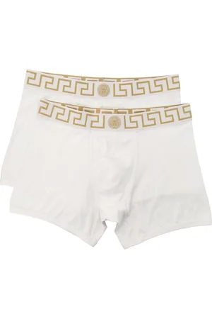 VERSACE Set di 2 boxer con bordo Greca