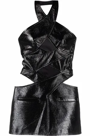 Courrèges Abito corto con dettaglio cut-out