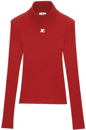 Courrèges Maglione con ricamo