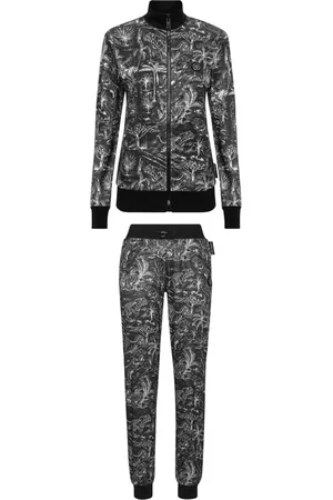 Philipp Plein Tuta sportiva con stampa grafica