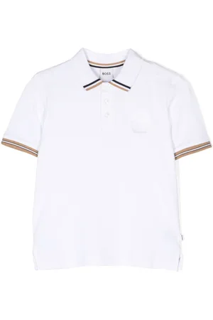 HUGO BOSS Polo con dettaglio a righe