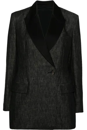 Brunello Cucinelli Blazer denim doppiopetto