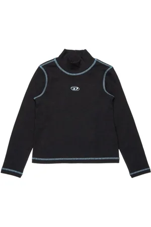 Diesel Top con cuciture a contrasto