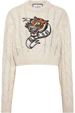Philipp Plein Maglione crop Tattoo