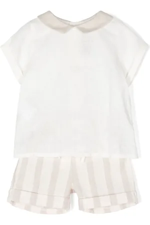 LA STUPENDERIA Set shorts a righe