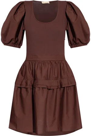 ULLA JOHNSON Abito Tilda con maniche a palloncino