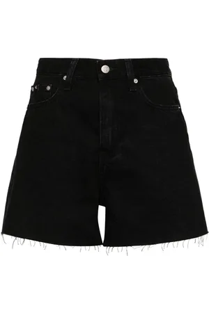 Calvin Klein Shorts denim a vita alta