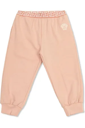 VERSACE Pantaloni sportivi con ricamo