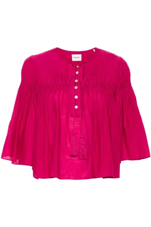 Marant Etoile Blusa plissettata Axeliana