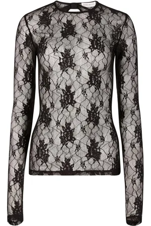 Nina Ricci Top in pizzo a fiori