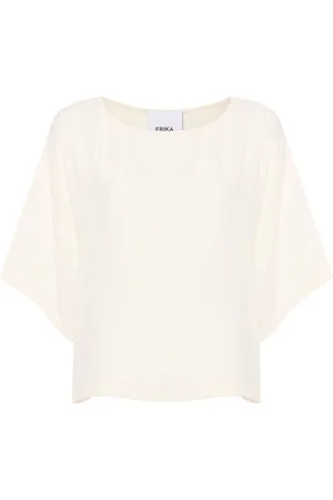 ERIKA CAVALLINI Blusa con scollo a barca
