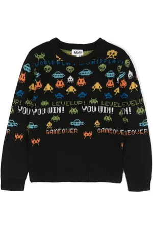 Molo Maglione Barri con effetto jacquard
