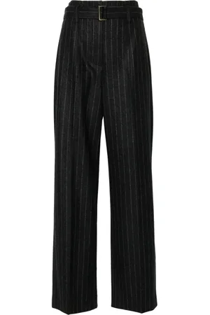 Brunello Cucinelli Pantaloni dritti gessati