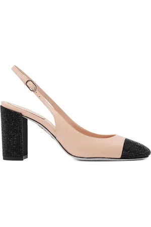 RENE CAOVILLA Pumps Kristen con cinturino posteriore 80mm