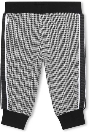 HUGO BOSS Pantaloni sportivi in pied-de-poule