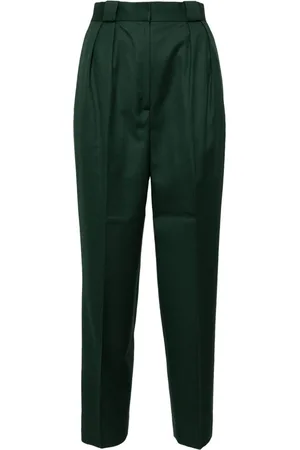 Dior Pantaloni a vita alta con pieghe