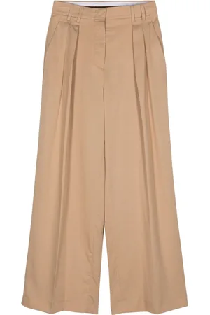 MOORER Pantaloni Riven-NTF a gamba ampia