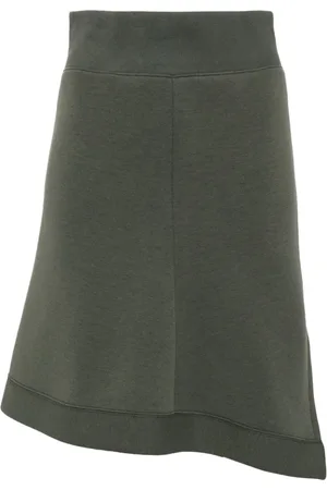 SACAI Minigonna Sponge Sweat asimmetrica