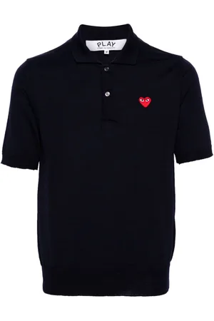 Comme des Garçons Polo con applicazione