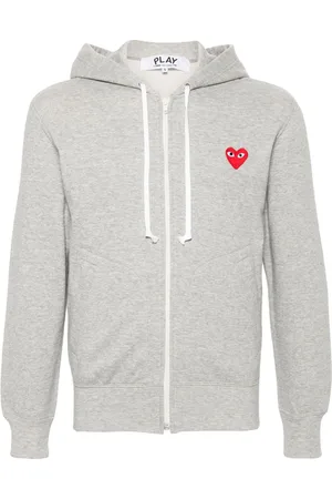 Comme des Garçons Felpa con cappuccio effetto mélange