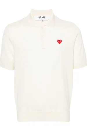 Comme des Garçons Polo con applicazione