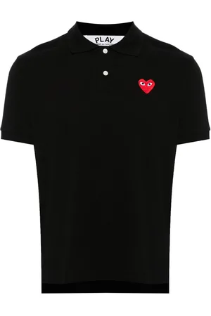 Comme des Garçons Polo con applicazione