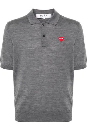Comme des Garçons Polo con applicazione