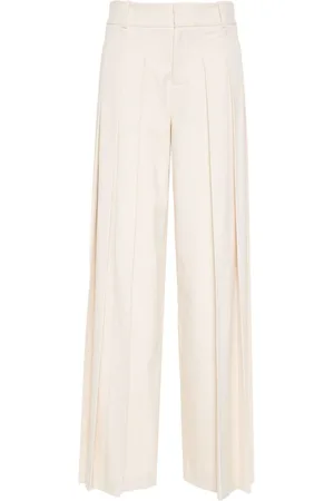 ALICE+OLIVIA Pantaloni a gamba ampia con pieghe
