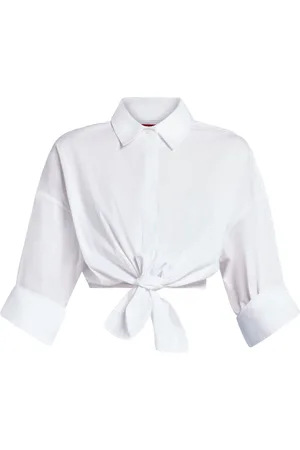 Staud Camicia Lisa crop