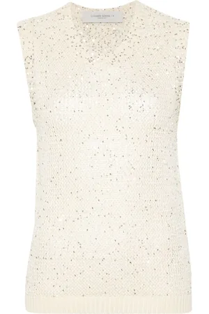 Golden Goose Top Melyssa con paillettes