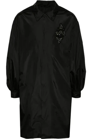 Simone Rocha Cappotto midi con applicazione