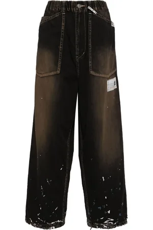 Maison Mihara Yasuhiro Jeans a gamba ampia