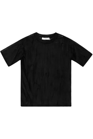 IRO T-shirt semi trasparente con effetto vissuto
