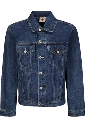 ICECREAM Giacca denim con stampa Running Dog