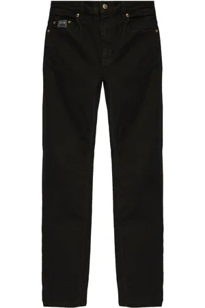 VERSACE Jeans dritti con logo