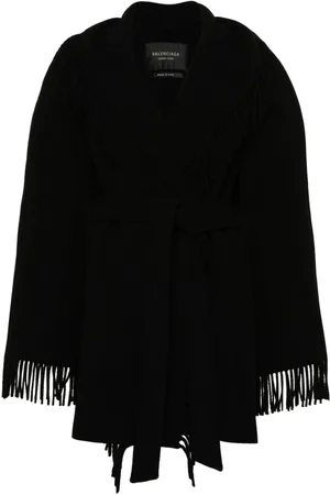 Balenciaga Cardigan lungo con cappuccio