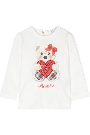 MONNALISA T-shirt con stampa Teddy Bear