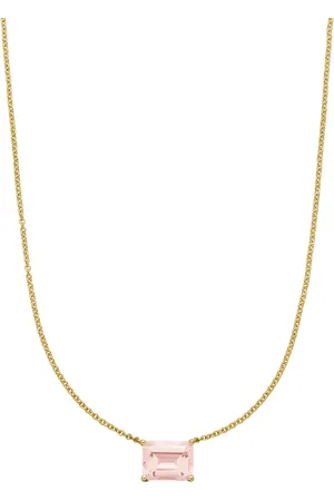 VEYNOU Collana Rosie in giallo 14kt con morganite