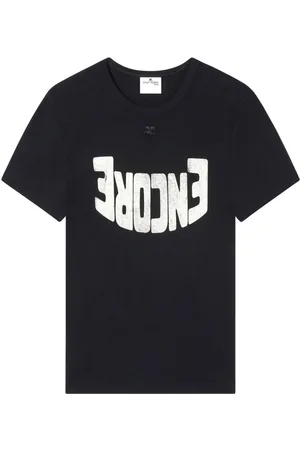 Courrèges T-shirt con stampa grafica