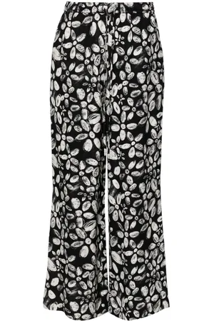 Marni Pantaloni dritti a fiori